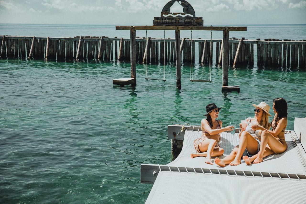 Thatch Caye Resort A Muy'Ono Resort ホプキンズ エクステリア 写真