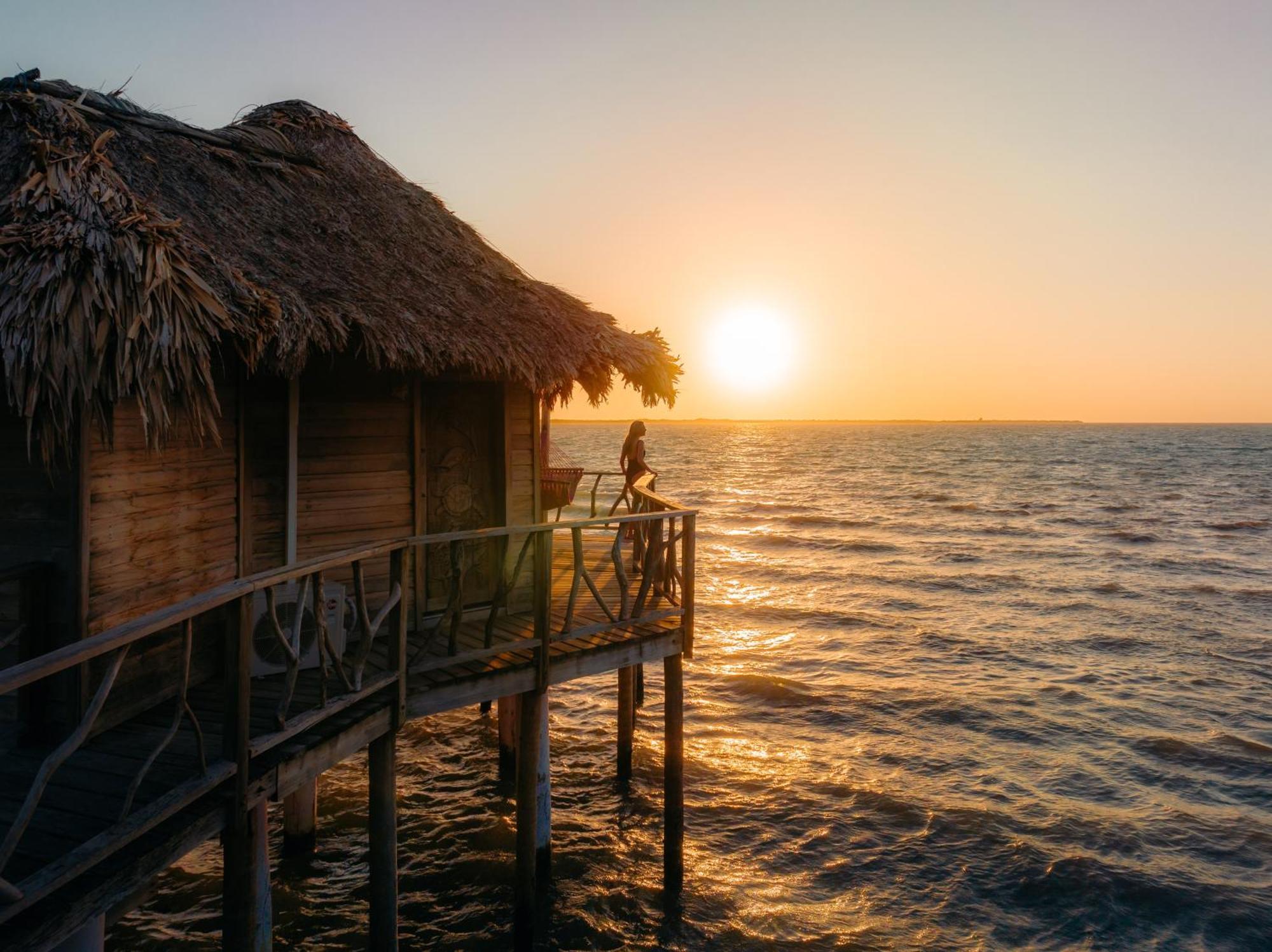 Thatch Caye Resort A Muy'Ono Resort ホプキンズ エクステリア 写真