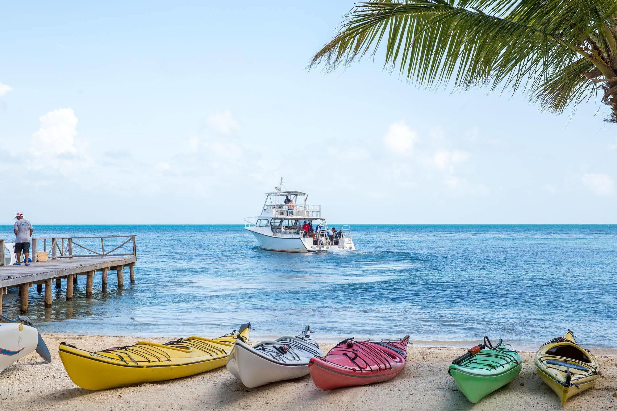 Thatch Caye Resort A Muy'Ono Resort ホプキンズ エクステリア 写真