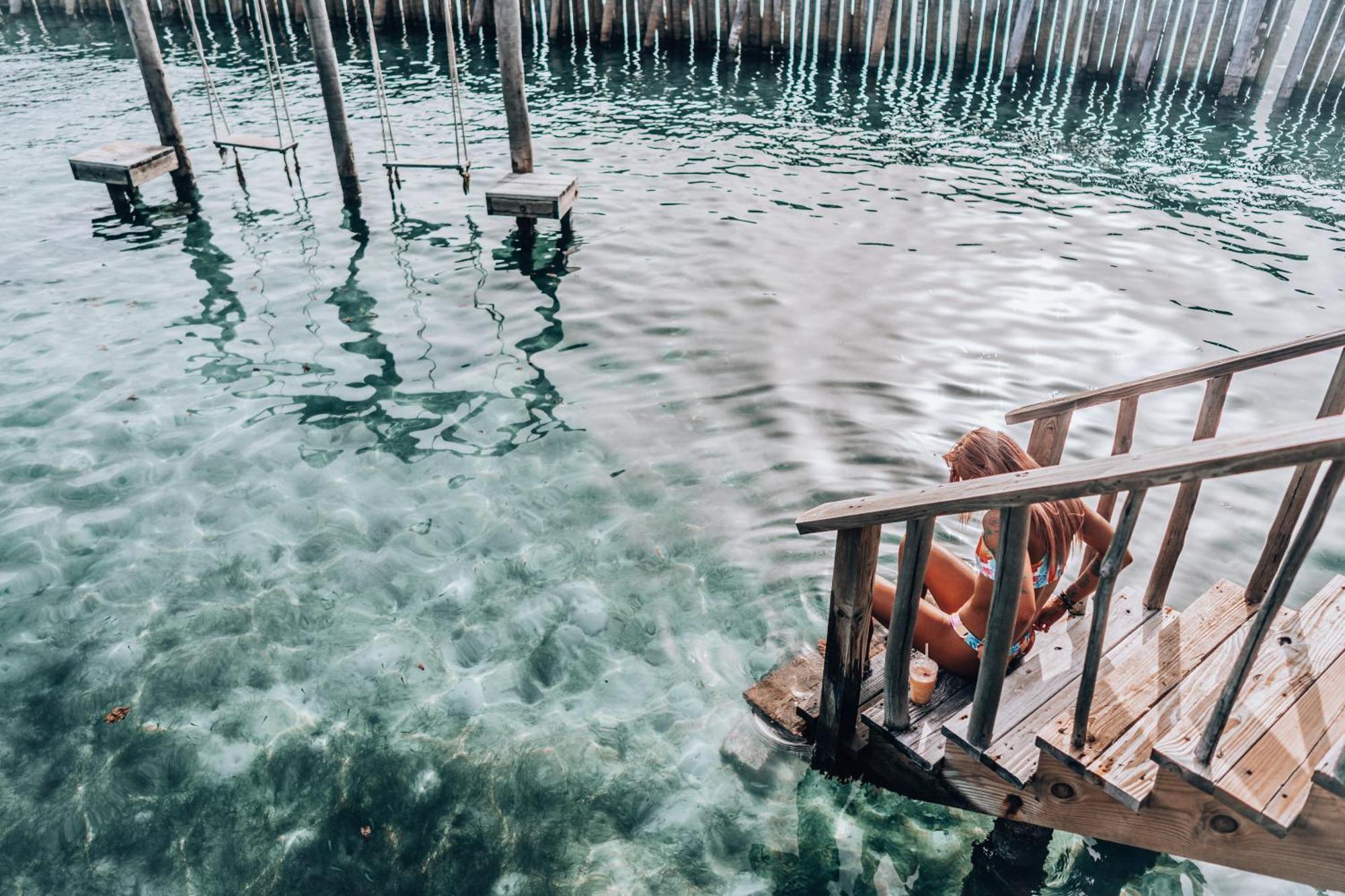 Thatch Caye Resort A Muy'Ono Resort ホプキンズ エクステリア 写真